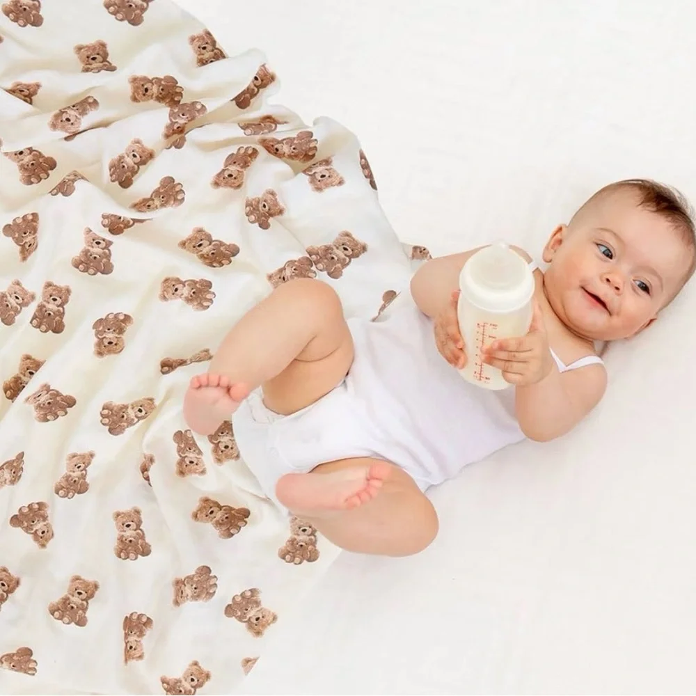 LifeTree Muslin Swaddle Blanket Set